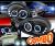 HID Xenon + Sonar® Halo Projector Headlights (Black) - 00-02 Dodge Neon