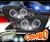 HID Xenon + Sonar® Halo Projector Headlights (Black) - 00-04 Ford Focus 