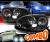HID Xenon + Sonar® Halo Projector Headlights (Black) - 06-09 VW Volkswagen Rabbit (Exc. R32)