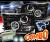 HID Xenon + Sonar® Halo Projector Headlights (Black) - 09-12 Dodge Ram Pickup