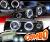 HID Xenon + Sonar® Halo Projector Headlights (Black) - 92-98 BMW 318ic E36 Convertible