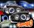 HID Xenon + Sonar® Halo Projector Headlights (Black) - 92-98 VW Volkswagen Golf III