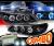 HID Xenon + Sonar® Halo Projector Headlights (Black) - 98-02 Honda Accord w/ Amber Reflector