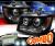 HID Xenon + Sonar® LED Halo Projector Headlights (Black) - 07-14 Chevy Avalanche