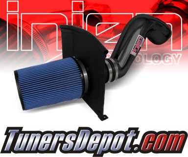 Injen® Power-Flow Cold Air Intake (Black Powdercoat) - 09-13 Cadillac Escalade 6.2L V8 (w/ Heat Shield)