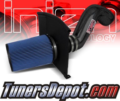 Injen® Power-Flow Cold Air Intake (Wrinkle Black) - 00-06 Chevy Suburban 5.3L V8 (w/ Heat Shield)