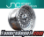 JNC Wheels - 15&quto; JNC045 Platinum w/ Gold Rivet Rim - 4x100 - 15x8.25 inch (1 Single Wheel Only)