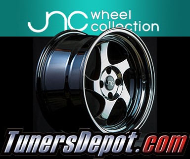JNC Wheels - 16&quto; JNC034 Black Chrome Rim - 4x100 - 16x8 inch (1 Single Wheel Only)