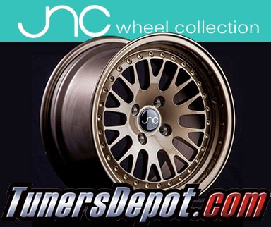 JNC Wheels - 17&quto; JNC001 Gloss Bronze Rim - 5x100/5x114.3 - 17x8 inch (1 Single Wheel Only)