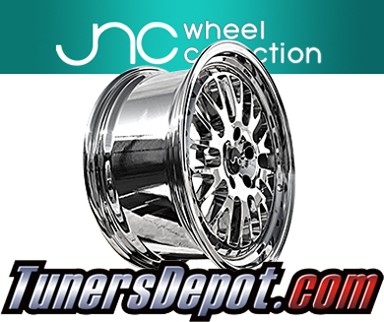 JNC Wheels - 17&quto; JNC001 Platinum Rim - 5x100/5x114.3 - 17x8 inch (1 Single Wheel Only)