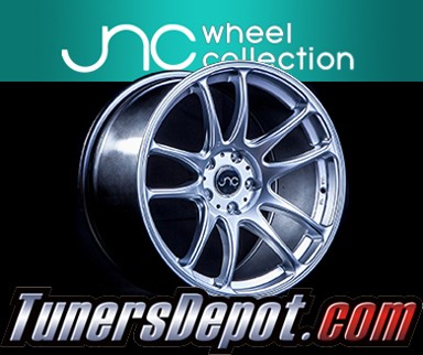 JNC Wheels - 17&quto; JNC030 Hyper Silver Rim - 5x100/5x114.3 - 17x9 inch (1 Single Wheel Only)