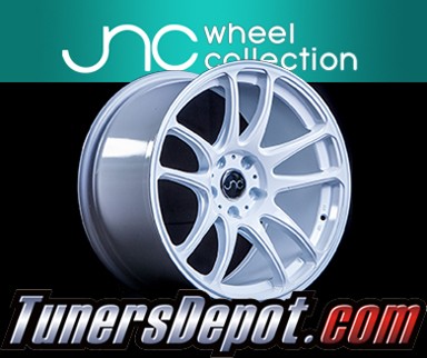 JNC Wheels - 17&quto; JNC030 White Rim - 4x100/4x114.3 - 17x8 inch (1 Single Wheel Only)