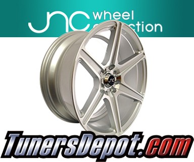 JNC Wheels - 17&quto; JNC037 Silver Machined Face Rim - 4x100/4x114.3 - 17x8 inch (1 Single Wheel Only)