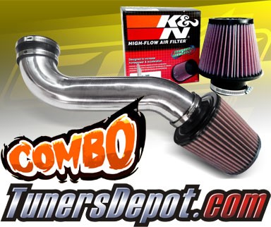K&N® Air Filter + CPT® Cold Air Intake Extension (Polish) - 08-10 Cadillac CTS 4dr 3.6L V6