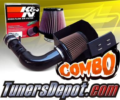 K&N® Air Filter + CPT® Cold Air Intake System (Black) - 13-19 Subaru BRZ 2.0L 4cyl