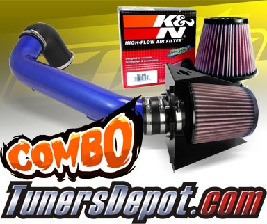 K&N® Air Filter + CPT® Cold Air Intake System (Blue) - 07-14 Ford Expedition 5.4L V8