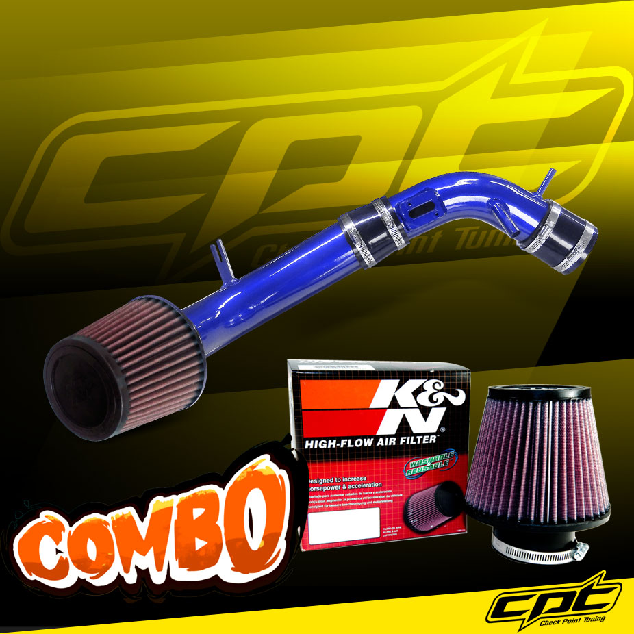 K&N® Air Filter + CPT® Cold Air Intake System (Blue) - 10-12 Ford Fusion 2.5L 4cyl