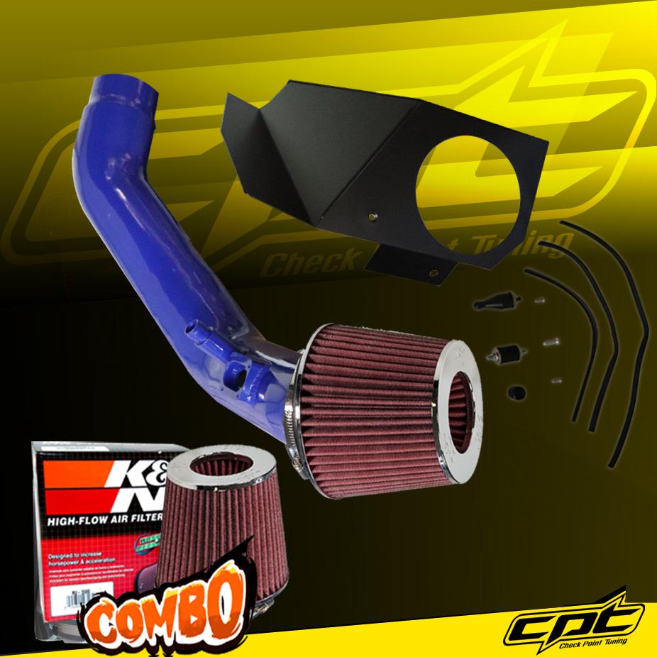 K&N® Air Filter + CPT® Cold Air Intake System (Blue) - 16-17 BMW M2 F87 3.0L 6cyl