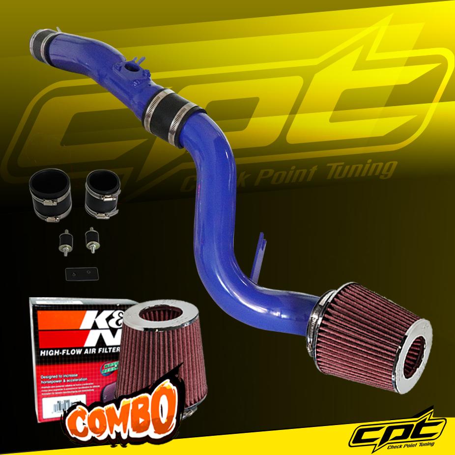 K&N® Air Filter + CPT® Cold Air Intake System (Blue) - 16-20 Honda Civic 1.5L Turbo 4cyl (exc Si)