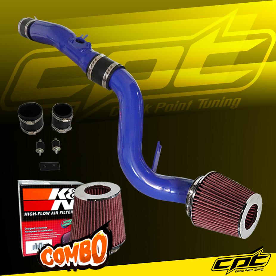 K&N® Air Filter + CPT® Cold Air Intake System (Blue) - 16-20 Honda Civic 1.5L Turbo 4cyl (exc Si)