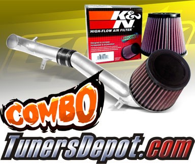 K&N® Air Filter + CPT® Cold Air Intake System (Polish) - 08-15 Scion xB 2.4L 4cyl