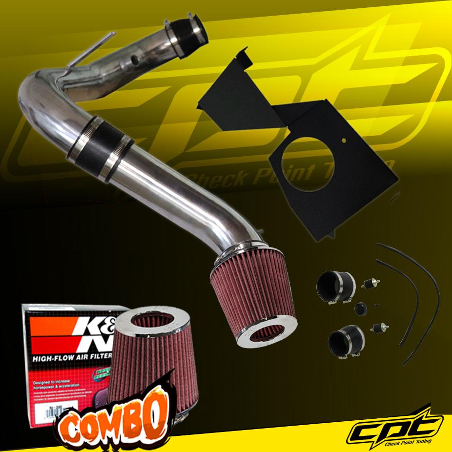 K&N® Air Filter + CPT® Cold Air Intake System (Polish) - 14-18 VW Volkswagen Jetta GLI 2.0T Turbo 4cyl