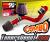 K&N® Air Filter + CPT® Cold Air Intake System (Red) - 01-05 Honda Civic DX/LX 1.7L 4cyl (MT)