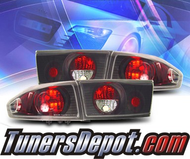 KS® Altezza Tail Lights (Black) - 03-05 Honda Accord 4dr.