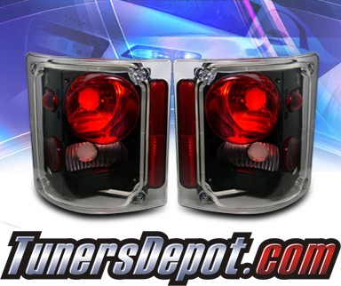 KS® Altezza Tail Lights (Black) - 73-91 Chevy Blazer Full Size