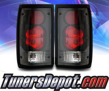 KS® Altezza Tail Lights (Black) - 86-87 Mazda B2000 Pickup