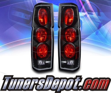 KS® Altezza Tail Lights (Black) - 86-97 Nissan Hardbody Pickup