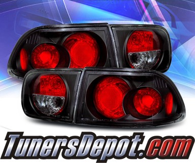 KS® Altezza Tail Lights (Black) - 92-95 Honda Civic 2/4dr.