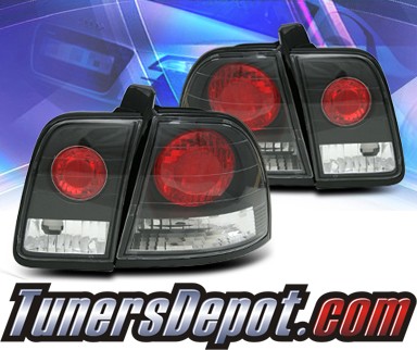 KS® Altezza Tail Lights (Black) - 96-97 Honda Accord