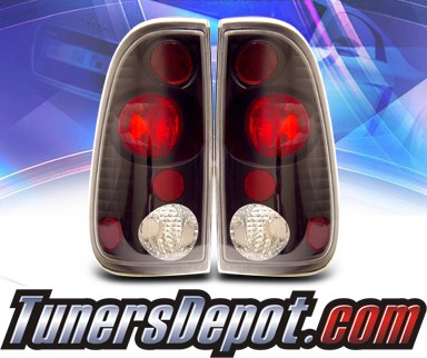 KS® Altezza Tail Lights (Black) - 97-03 Ford F-350 F350 Super Duty