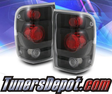 KS® Altezza Tail Lights (Black) - 98-00 Ford Ranger