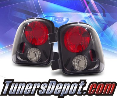 KS® Altezza Tail Lights (Black) - 99-02 Chevy Silverado Stepside