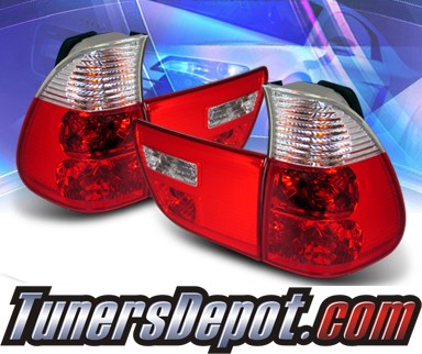 KS® Altezza Tail Lights (Red/Clear) - 00-05 BMW X5 E53