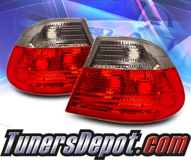 KS® Altezza Tail Lights (Smoke) - 99-01 BMW 330Ci E46 2dr. exc. Convertible (Outer Pieces Only)