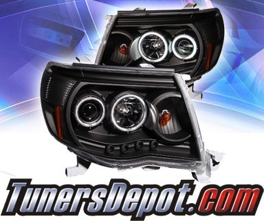 KS® CCFL Halo LED Projector Headlights (Black) - 05-09 Toyota Tacoma