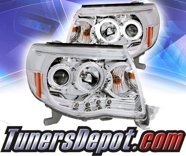 KS® CCFL Halo LED Projector Headlights (Chrome) - 05-09 Toyota Tacoma