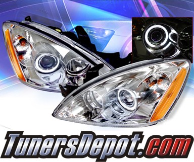 KS® CCFL Halo Projector Headlights  - 04-07 Mitsubishi Lancer