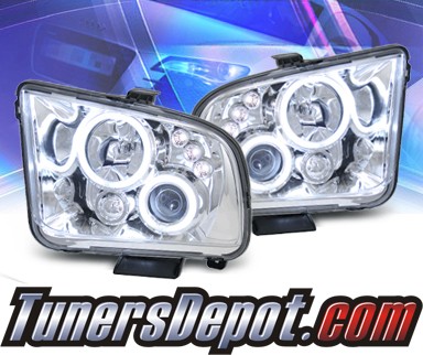 KS® CCFL Halo Projector Headlights - 05-09 Ford Mustang