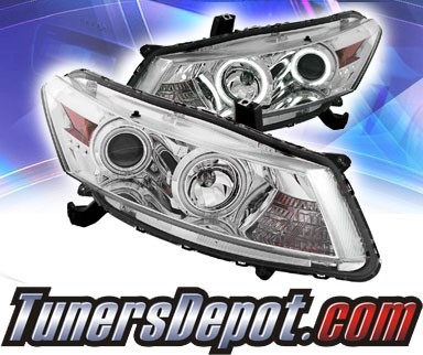 KS® CCFL Halo Projector Headlights  - 08-12 Honda Accord 2dr.