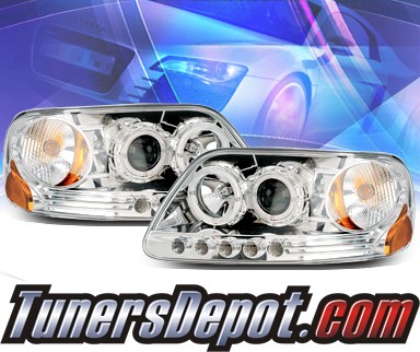 KS® CCFL Halo Projector Headlights - 97-03 Ford F-150 F150