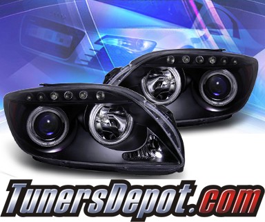 KS® CCFL Halo Projector Headlights (Black) - 05-10 Scion Tc (w/o stock projector headlights)