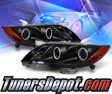 KS® CCFL Halo Projector Headlights (Black) - 07-09 Toyota Camry