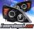 KS® CCFL Halo Projector Headlights (Black) - 07-11 Honda CR-V CRV