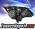 KS® CCFL Halo Projector Headlights (Black) - 07-11 Honda CR-V CRV