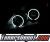 KS® CCFL Halo Projector Headlights (Black) - 07-11 Honda CR-V CRV