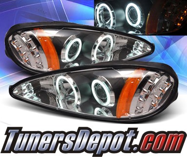 KS® CCFL Halo Projector Headlights (Black) - 99-05 Pontiac Grand Am